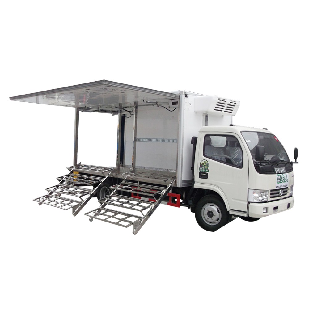 Congelador de verduras Dongfeng Trruck refrigerado