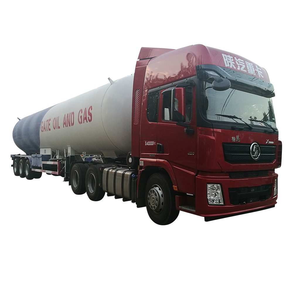 Semirremolque del tanque de gas de 3 ejes 56m3 23.5 toneladas GLP