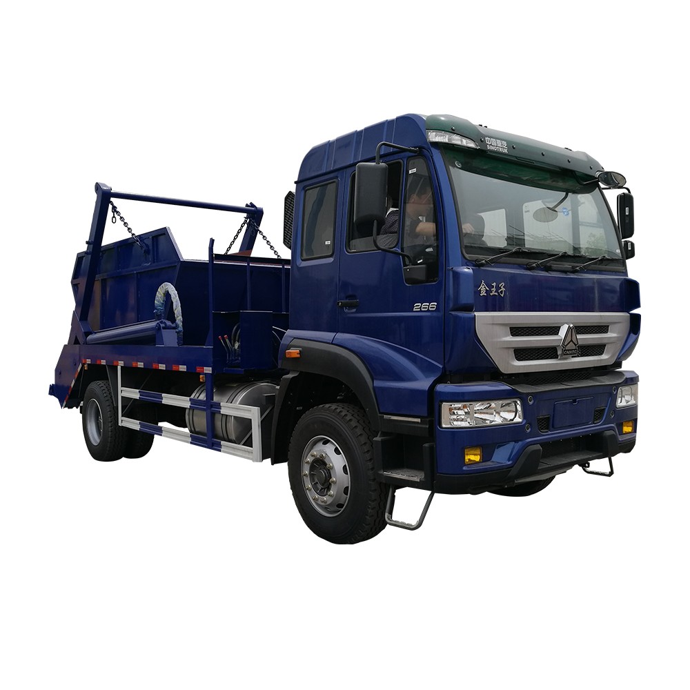 Camión de basura elevador hidráulico Sinotruk 10 Cbm